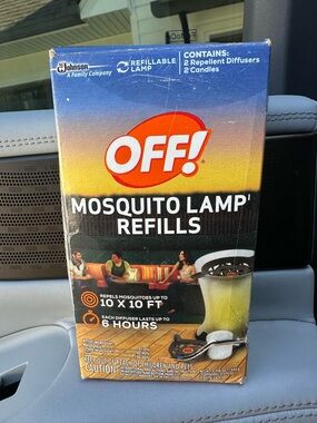 NEW OFF! Mosquito Lamp Refills Repellent Diffuser Candle READ